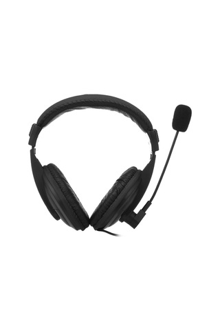 Vkemall K Tipi P07e-pk01 Walkie Talkie Kulaklığı, İki Kulaklı Gürültü Engelleme, Ptt Ve Vox Fonksiyonlu Siyah 1.1m Kablolu