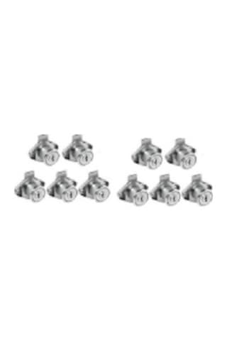 Oval Çekmece Ve Dolap Kilitleri 10 + 2 Adet 0.30 Mm