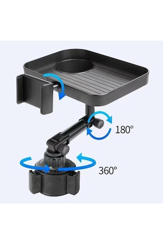 Homyl Araç Tutucu Tepsisi 360 Dönme Dayanıklılığı Kolay İsteğe Bağlı