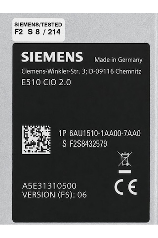 Siemens Cıo 1p 6au1510-1aa00-7aa0 E510 Cıo 2.0 Fs05 Endüstriyel İzleme Modülü