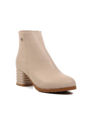 Pierre Cardin Pc-52524 Krem İçi Polarlı Kadın Topuklu Bot 001