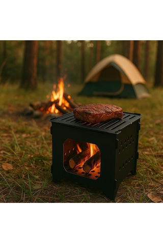 Alevra Mini Kamp Sobası ,mangal ,ateş Cukuru Diğer