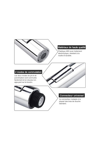 Çekmeli Duş Başlığı 2 Modlu Musluk Mutfak Musluğu Çekmeli Mutfak Duş Başlığı Plastik Yedek Duş Başlığı Banyo Mutfak Duş Başlığı Diğer