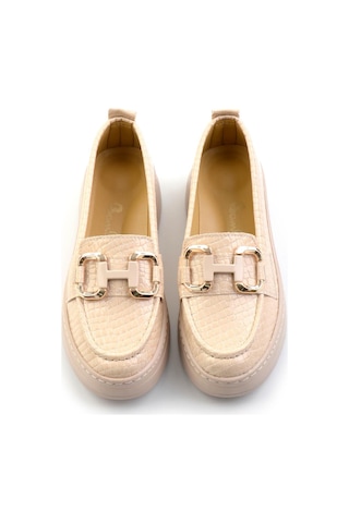 Bambi Nude Kadın Loafer Ayakkabı K01536194511 Nude