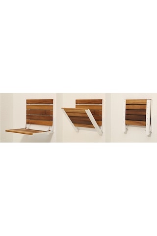 Wower Beyaz Katlanır Duş Oturağı Banyo Taburesi