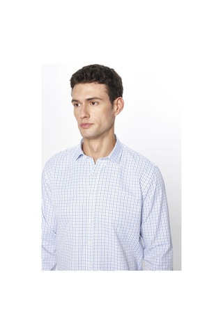 Tudors Erkek Modern Slim Fit Dar Kesim Uzun Kollu Pamuklu Çizgili 4 Mevsim İtalyan Yaka Gömlek-31711-çok Renkli Çok Renkli