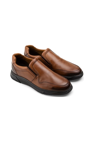 Deery Hakiki Deri Taba Rengi Loafer Erkek Ayakkabı - 01874mtbac01 Taba