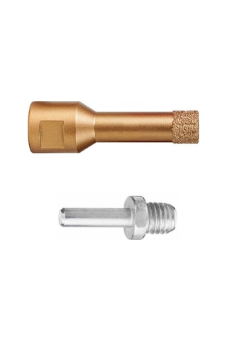 6 Mm Granit Mermer Seramik Delme Panç Spiral ve Matkap Aparat M14