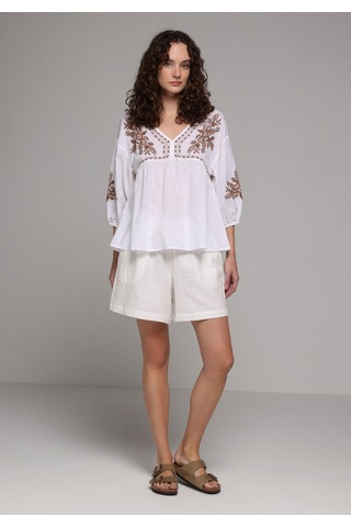 Colin's Colins Fashion Fit Kadın Beyaz Gömlek Cl1080583 Q1.v1 Wht