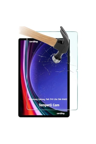 Samsung Galaxy Tab S10 Lite Sm-x400 10.9 İnç Uyumlu Kırılmaz Tablet Temperli Cam Ekran Koruyucu