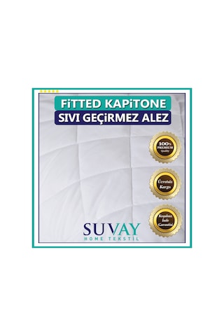 Suvay Kapitone Fitted Su Sıvı Geçirmez Alez Tek Ve Çift Kişilik