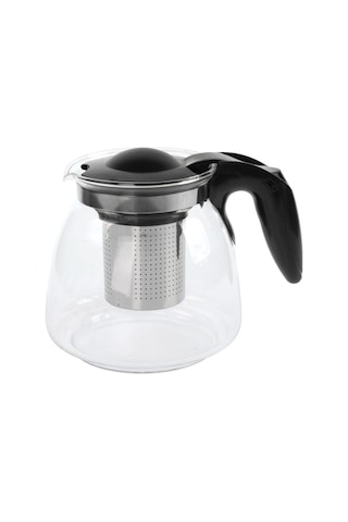 Çelik Süzgeçli Cam Demlik - 900 Ml