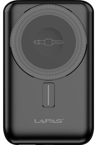 Lapas Lp-pw004 Akıllı Saat Kablosuz Şarj Özellikli Wireless Powerbank 10000mah 15w Siyah