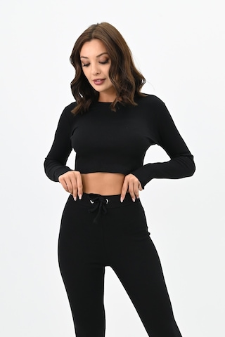 Koza Butik Kadın Kaşkorse Crop Tayt Takım 3727-23 001