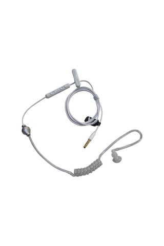 Mikrofonlu 3.5mm 4 Boğum Sipiral Mono Koruma Kulaklığı "kablolu Kulaklık"