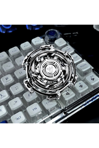Edc & Yeni Nesil Stres Çarkı Helixforge Stainless Steel Fidget Spinner Premium Çelik Gövde, Ultra Akıcı Mekanik Tasa