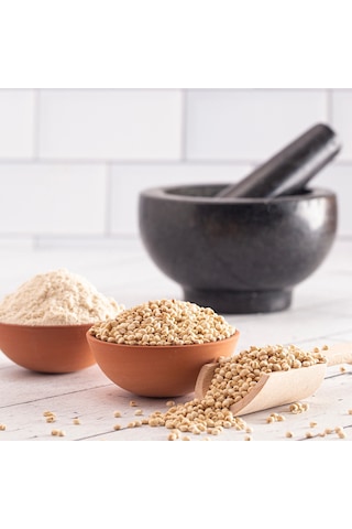 Tam Tarım Glutensiz Çiğ Karabuğday Unu 5 KG + Sorgum Unu 2 KG