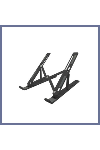 Dilaratrendhouse 7 Kademeli Ayarlı Katlanabilir Laptop Tablet Standı Siyah Dlra