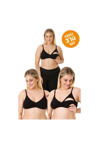 Parlingerie 3'lü Çıkarılabilir Pedli Emzirme Sütyeni