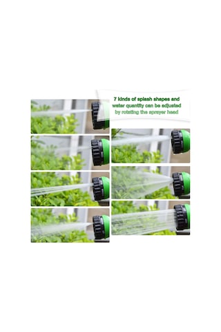 Reedark Genişleyebilir Bahçe Hortumu - 15 Metre Esnek, Dayanıklı Ve Pratik Araba Yıkama & Sulama İçin