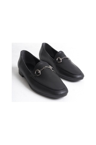 Garantili D551 Günlük Ortopedik Kadın Babet Ayakkabı Siyah