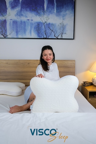 Visco Yastık Papillon Ortopedik Yastık 45x50x15 Cm