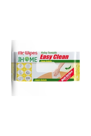 Mr. Wipes Limon Kokulu Yüzey Temizleme Mendili 3 x 40 Adet