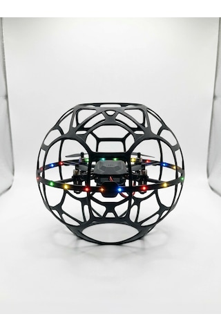 El Hareketi Kontrollü Futbol Topu Tasarımlı Drone Led Işıklı Belirtilmemiş