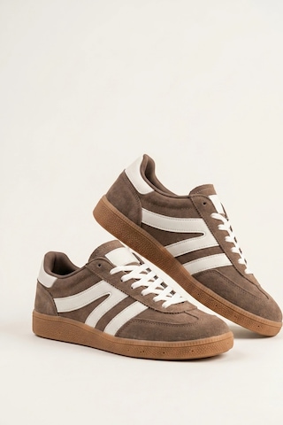 In Step Street-line Classic Sütlü Kahve Süet-deri Unısex Spor Ayakkabı