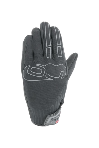 Oj Hıll Siyah Korumalı Motosiklet Eldiveni L