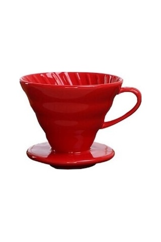 Epinox FSK-2 Seramik Kahve Demleme Dripper Kırmızı