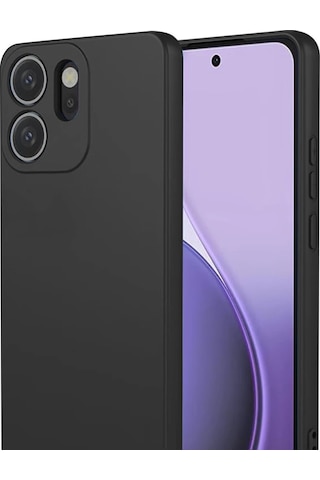 Oppo Reno 14f First Silikon - Siyah