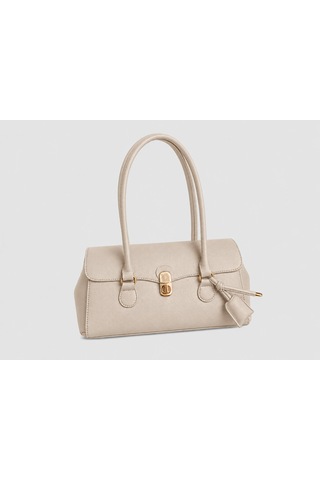 Housebags Jardin Elegance New Trend Omuz Çantası Vizon