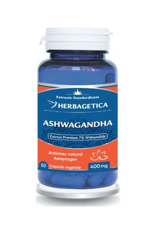 Ashwa/gandha 400 Mg 60 Kapsül %7 Withanolid & Piperin İçeren Adaptogen Destek
