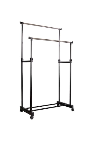 biricik Teleskopik Tekerlekli İkili Elbise Askılığı Diğer