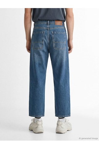 Lcw Jeans İndigo Super Baggy Fit Erkek Jean Pantolon