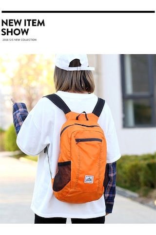 Trendooze Yürüyüşü Ve Ultra Taşınabilir Su Siyah Sırt Seyahat Paketi Mekan Katlanabilir Katlanabilir Kadınlar İçin Hafif Hafif Geçirmez Erkekler Dış Dağ Çantası Çanta Çanta Ce Siyah