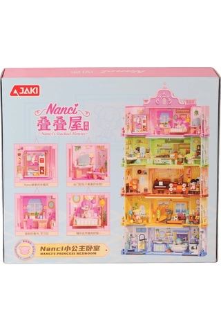 Hk132 Jaki Küçük Prenses Yatak Odası 247 Parça Block Oyuncak