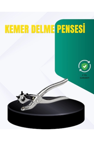 Epilons Znv Zenvia Mey İthalat Metal Gövdeli Ayarlanabilir Deri Delme Pensesi 2.5 5 Mm Delik Açma Aracı Znv2025 Cmn Renkli