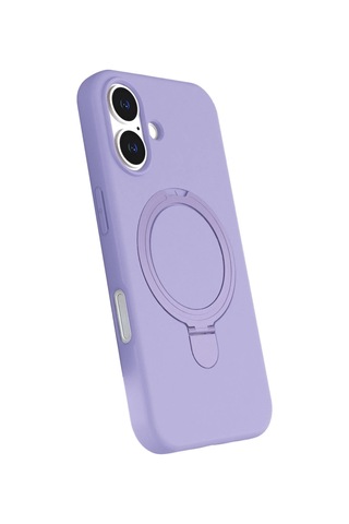 Özel Apple I Phone 17 Regal Magsafe Standlı Kapak - Lila Fırsat