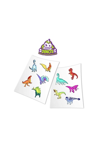 Holotoyz Sticker Jurassic Dinos Ar Uyumlu Etiket