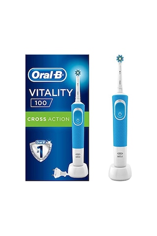 Oral-b D100 Vitality Cross Action Şarjlı Diş Fırçası - Mavi Diğer