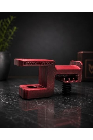 Siyah-kırmızı Asılabilir Kulaklık Standı - Bloodblade Edition - Masa Kenarı Kulaklık Standı