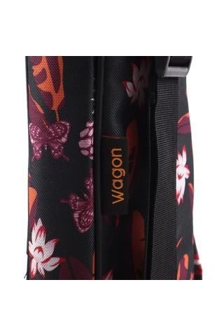 Wagon 03 Serisi Soprano Ukulele Çantası - Siyah Yaprak