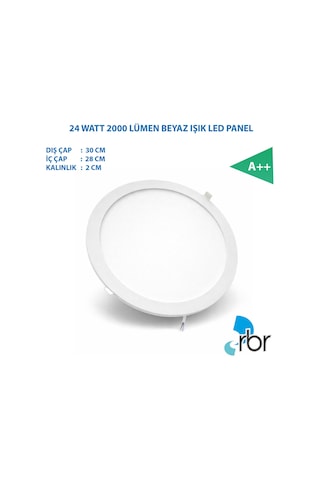 24 Watt Sıva Altı Led Panel Aydınlatma Beyaz Işık Enerji Tasarruflu Sıva Altı, Tavan Armatürü