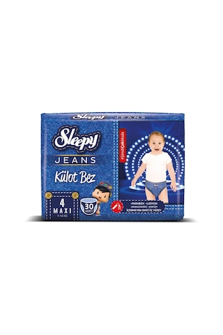 Sleepy Jeans Külot Bez 4 Numara Maxi 30 Adet