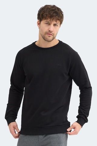 Slazenger Nadav Erkek Siyah Sweatshırt Siyah