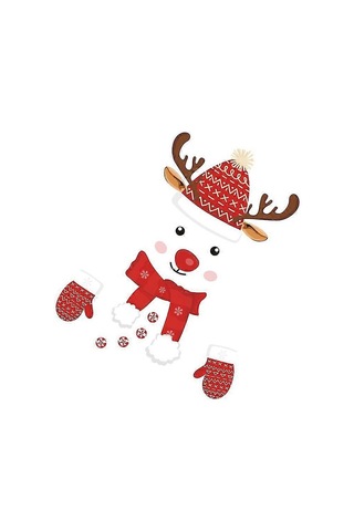 1 Adet Kardan Adam Cam Çıkartması Kendinden Yapışkanlı Buzdolabı Yapıştırıcısı Hafif Cam Yapıştırıcısı Diğer