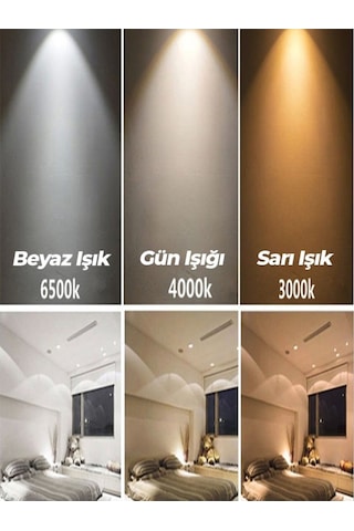 Royal / Aplik / 20 Cm / Antrasit Gövde / 3 Renk Yanar / 3 Yıl Gar Antrasit