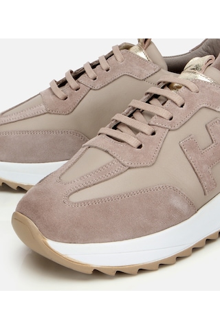 Hotiç Kadın Süet Deri Bej Comfort Spor Ayakkabı 01ayh314510a450 01ayh314510a450 Vizon